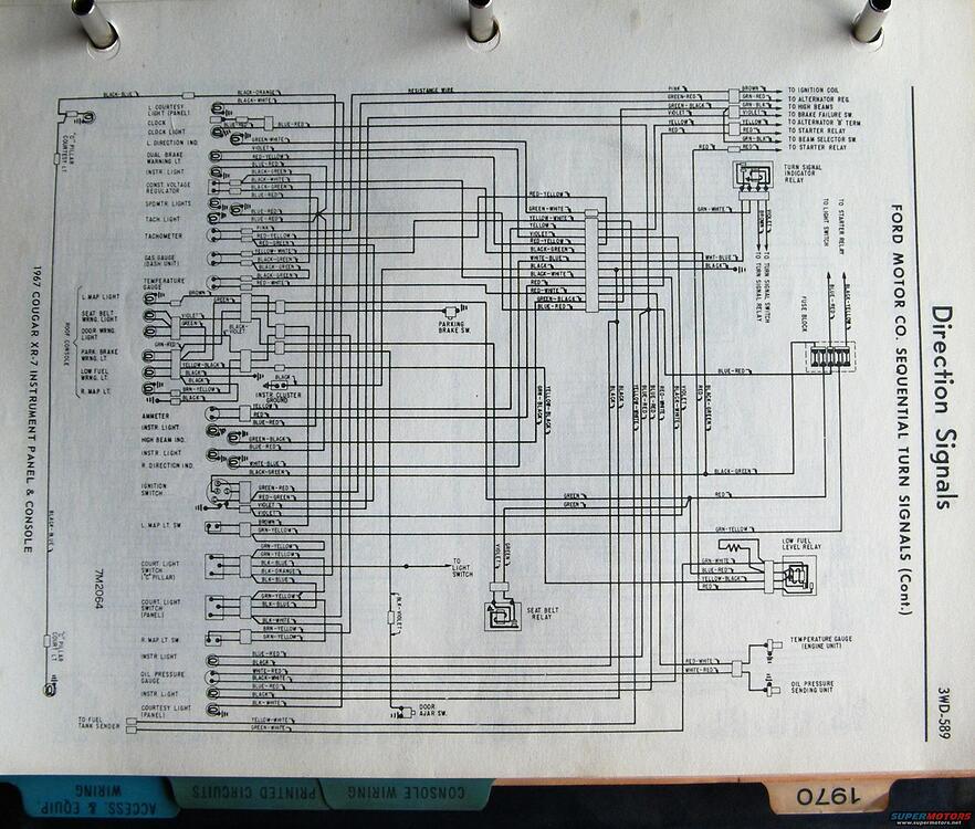 1968 "Corrected" Wiring XR7 Diagrams Available Yet? - Classic Cougar
