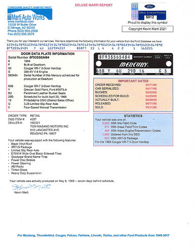 Marti Report XR7-G