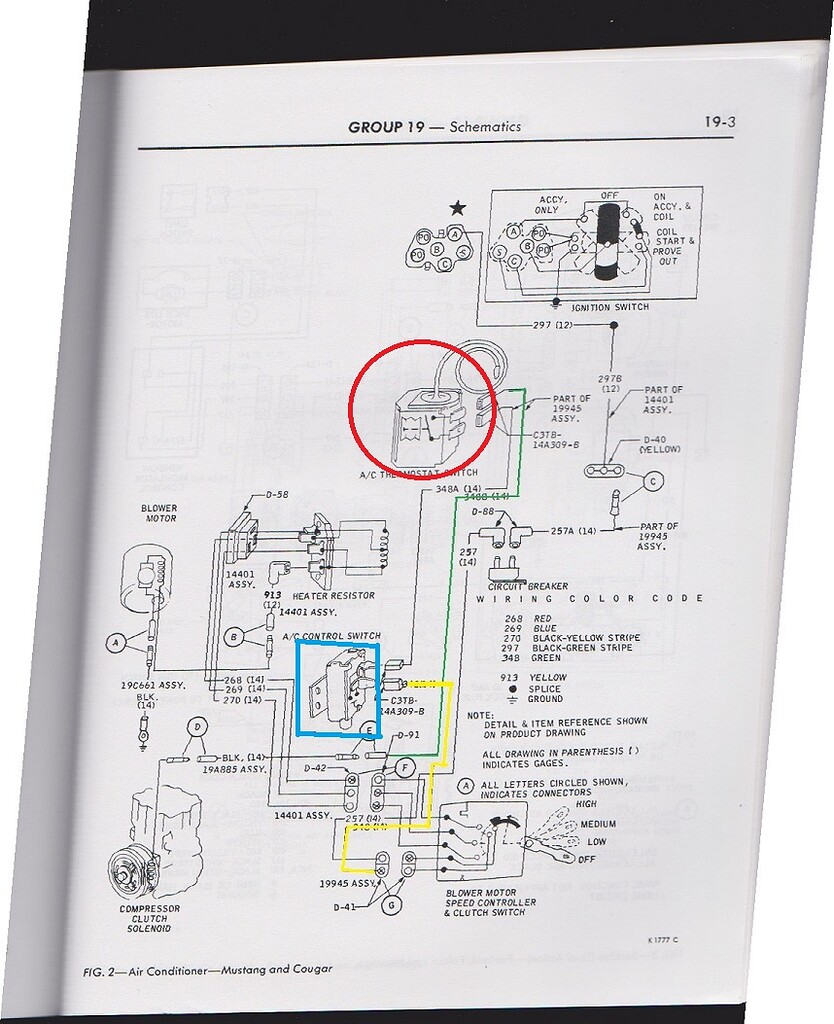 Under dash AC wiring Classic Cougar Maintenance Restoration and