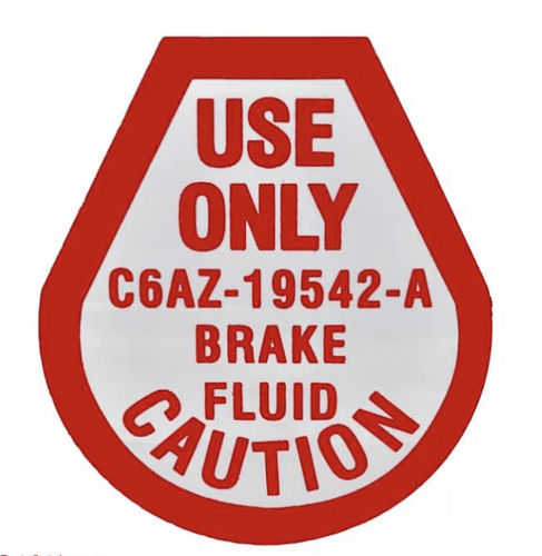 POWER DISC BRAKE MASTER CYLINDER DECAL