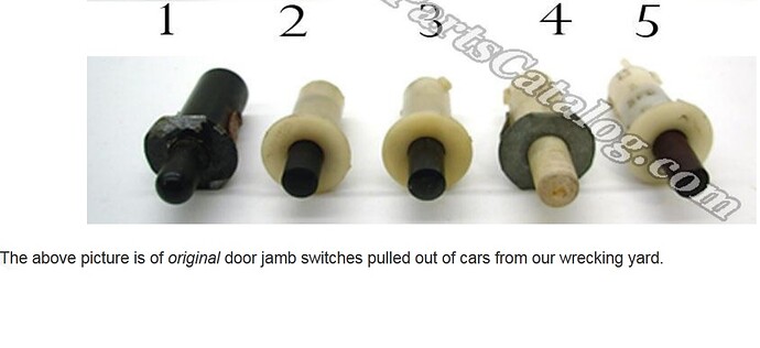 Cougar door jamb switches 2