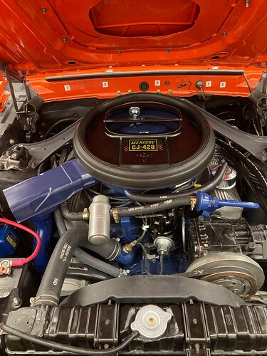 69 engine compartment