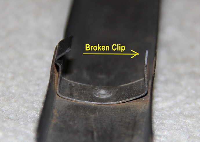 Broken Spring Clip