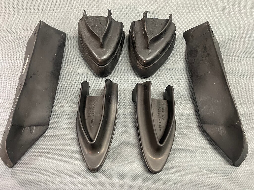 6768 F&R Bumper Fillers & Front Bumper to Fender Filler '67 '68