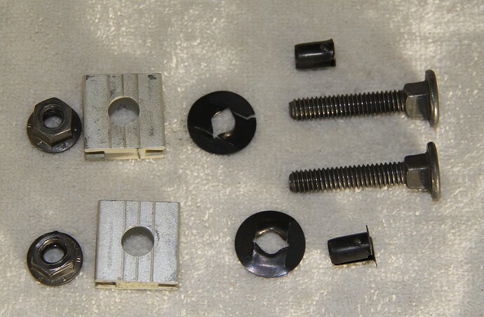 Lower Bracket to Pedal Support Fasteners