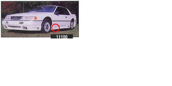 1996 Cougar ground effects