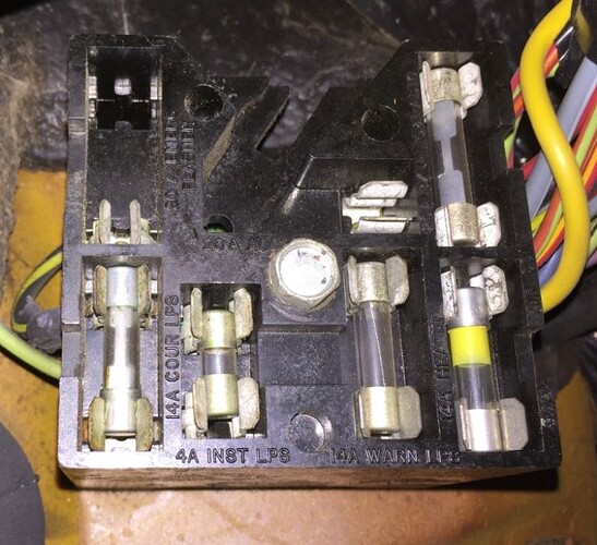 Fuse Panel 1969