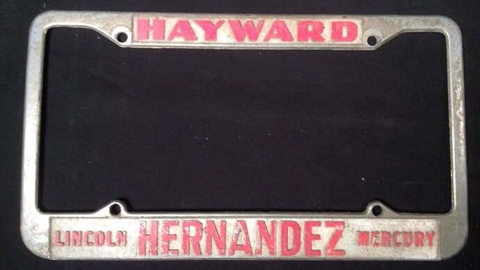 Hayward Hernandez Plate Frame #2.jpg