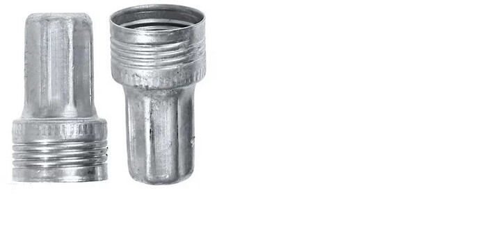 Aluminium Screw Caps for Ford Rotoloc AC fittings