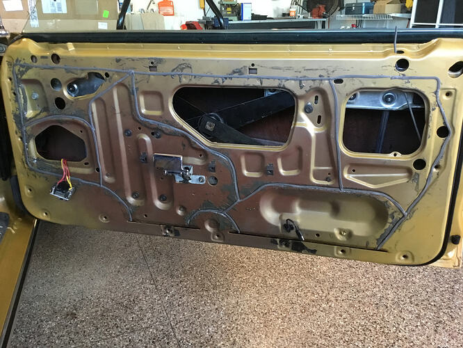 Passenger door sealant