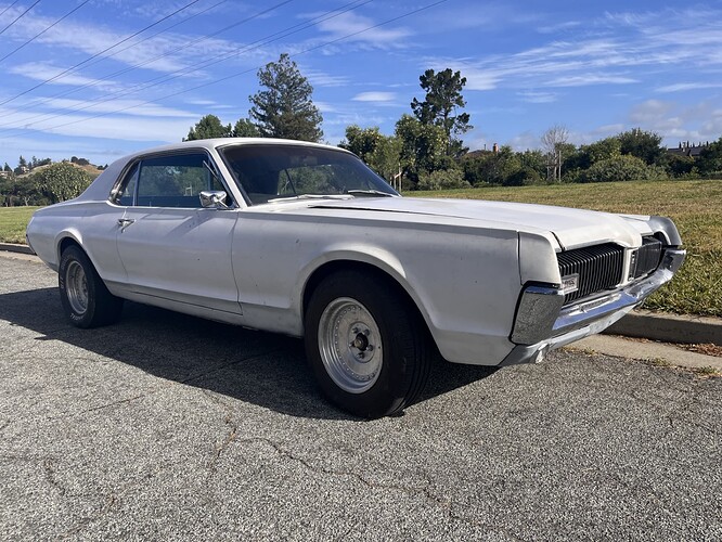 67 cougar side