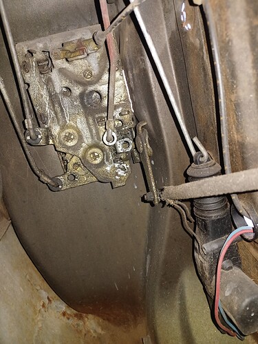 door lock rod