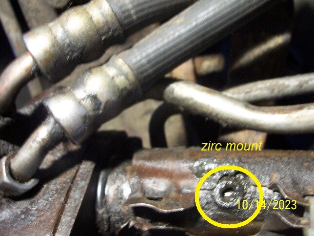 missing zirc mount
