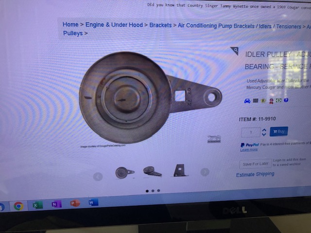 Idler pulley that I don't have