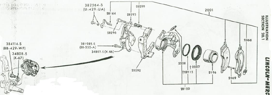 Broek Rattle Front brake rattle when road is bumpy - Classic Cougar Maintenance ...
