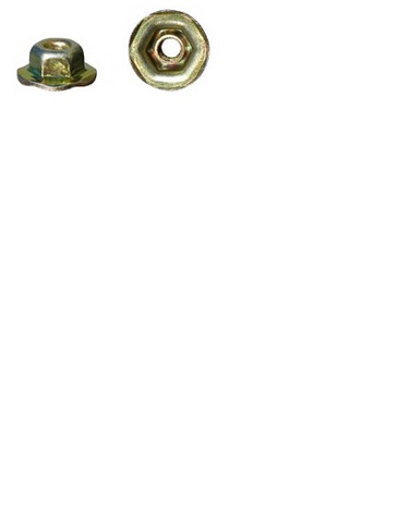 8-32 Hex flanged nut