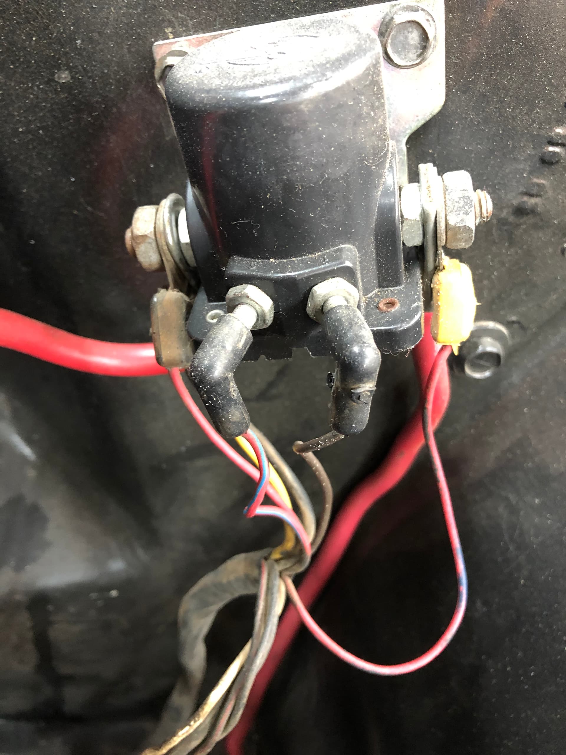 Starter Solenoid Wiring Mess 1968 XR7 Classic Cougar Maintenance 